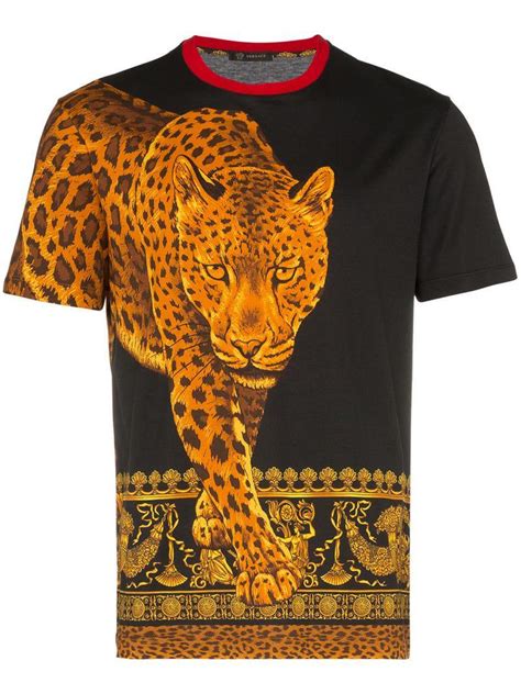 versace signature wild print t-shirt